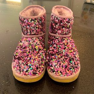 Ugg short sequin boots